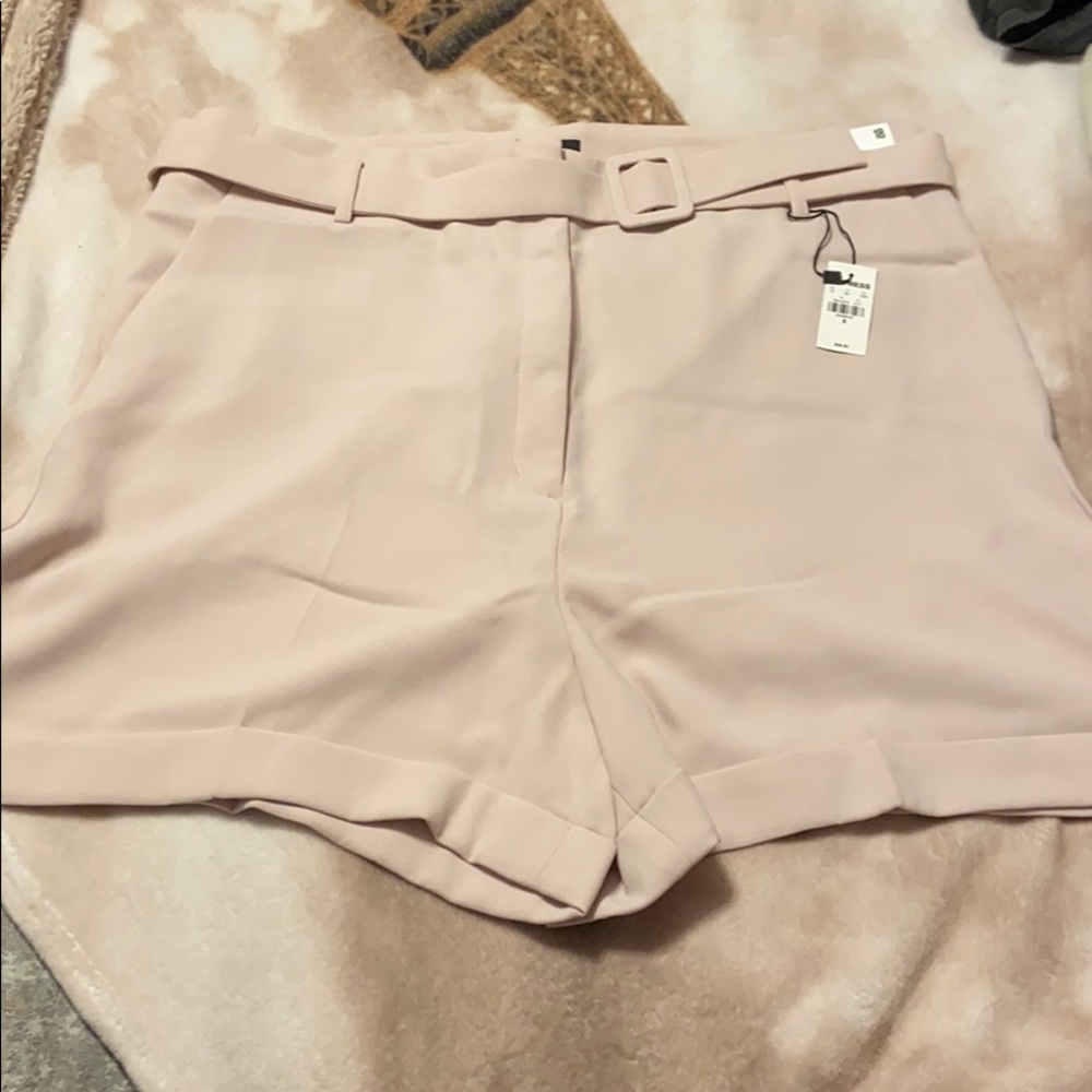 Express Size 18 Super High Waisted Shorts